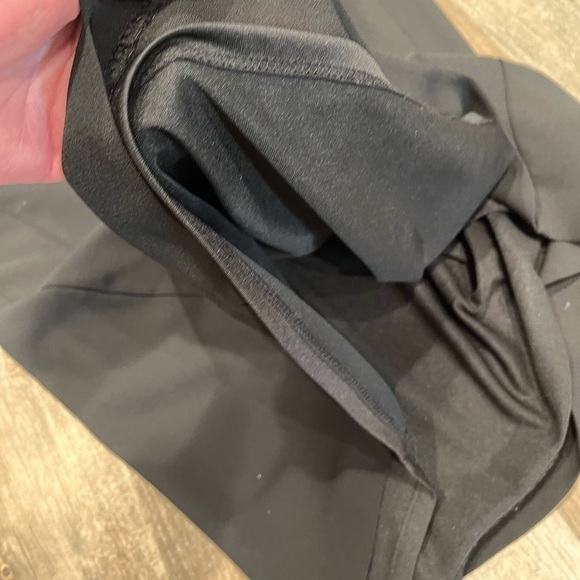 Carmen Marc Valvo Womens Dress Black Long Sleeve Split flutter Solid Small - Picture 5 of 7